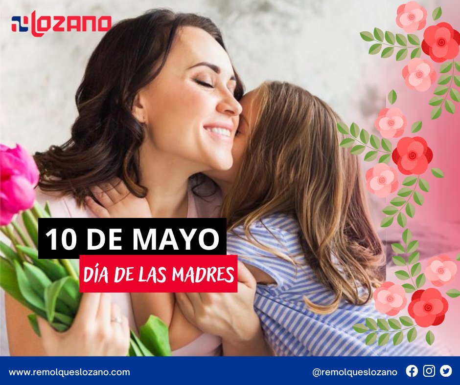 RemolquesLozano's tweet photo. Feliz día a todas las madres ❤️
El amor de una madre es el mas puro que existe. Así que hoy y siempre es un buen día para festejar a mamá. 
#Remolques #RemolquesLozano #Semirremolques #Transporte #DíaDeLasMadres #FelicidadesMamá https://t.co/gekOCEnpnn