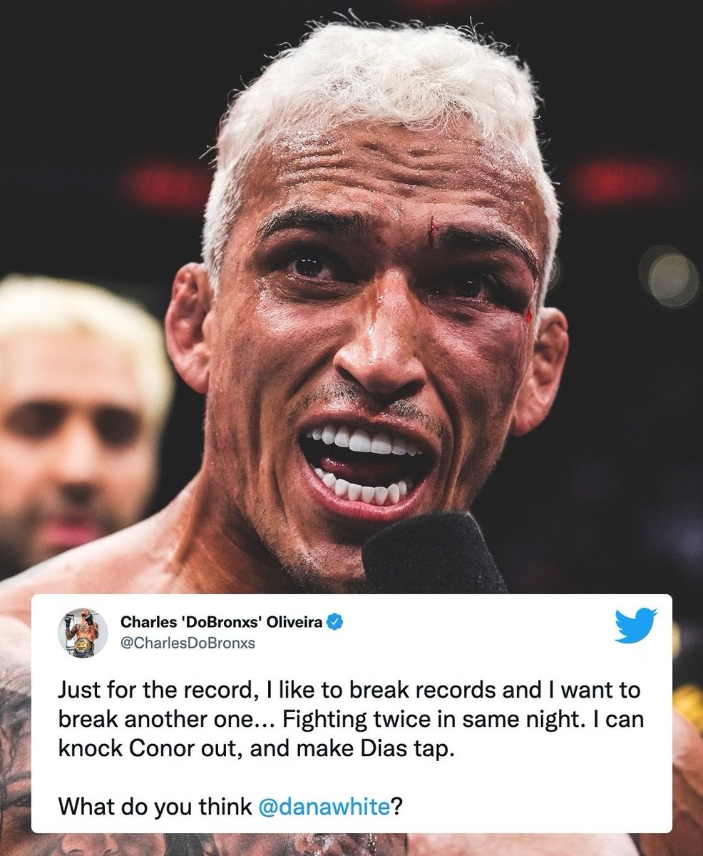 plennox2013's tweet photo. You know what folks?....I believe he would do it too. @CharlesDoBronxs is the fucking man. 
Imagine the PPV buys. Get it done Dana.

#UFC 
#MMA https://t.co/MLffuWf9i0