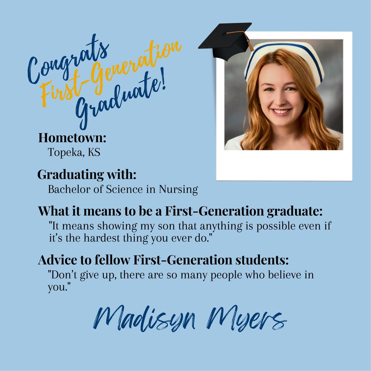 WeAreF1rst's tweet image. Congrats to these awesome students on their incredible accomplishment of graduating! Help us cheer them on for being First-Generation Graduates!🥳🎉🎓 #firstgenproud #firstgengraduates