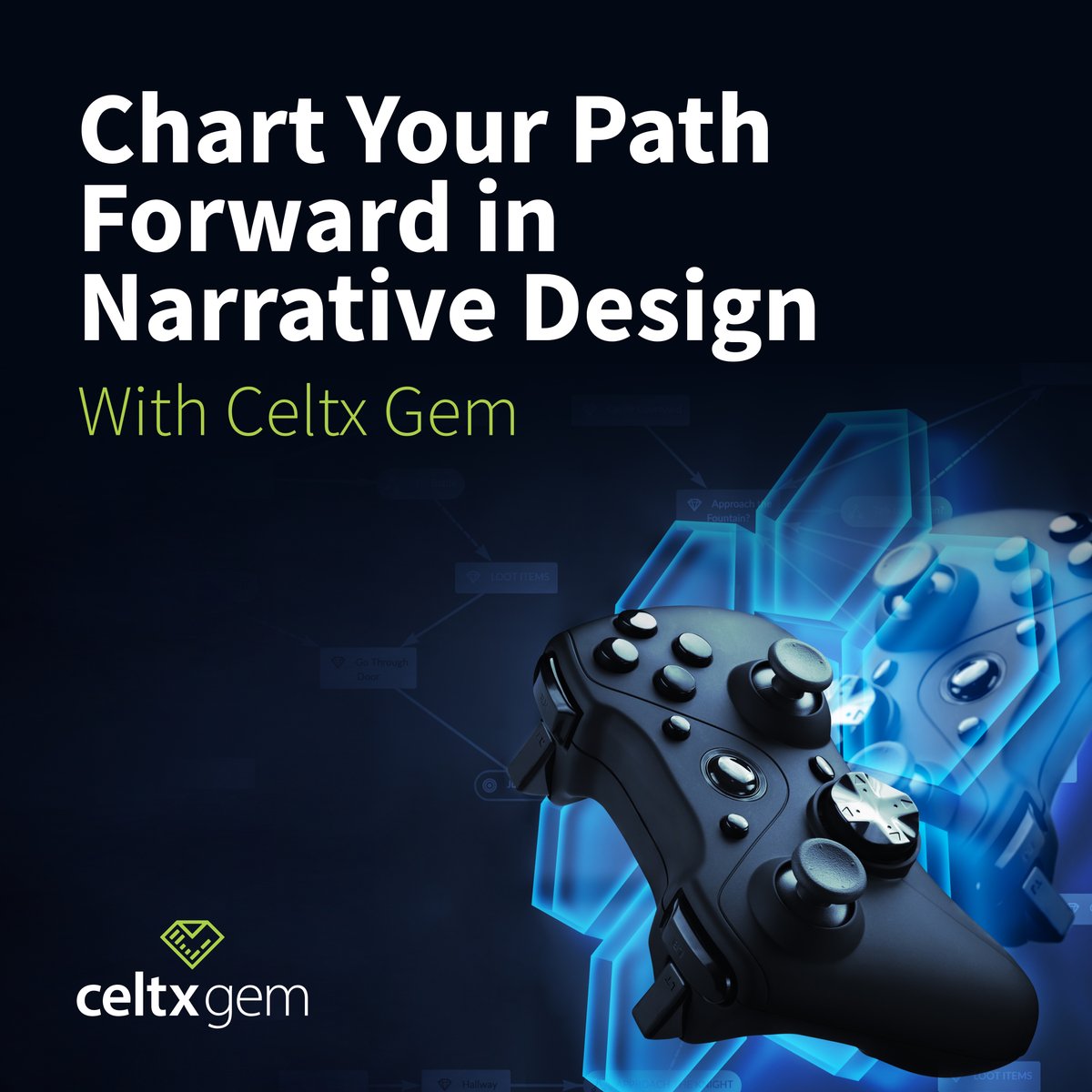 celtx's tweet image. Today we're excited to introduce Celtx Gem, a major update to our narrative design solution for interactive media creators. Streamline, scale, and integrate narrative design into your games for a shorter production pipeline. Explore Celtx Gem: bit.ly/3L1kuTD.