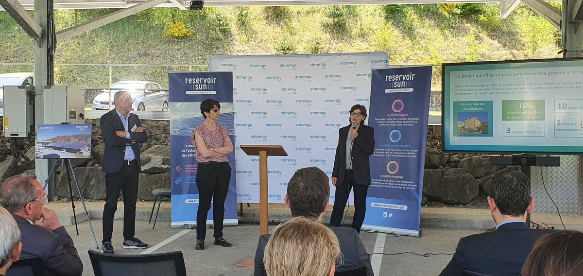 Ravi d'avoir participé à l' inauguration #autoconsommationsolaire du parking de notre site <a href="/Storengy/">Storengy</a> de Tersanne. Complémentaire à l'électricité 100% #ENR qui alimente déjà nos sites, nous disposons d'une électricité #ENR locale et ce n'est qu un début <a href="/ReservoirSun/">Reservoir Sun</a>