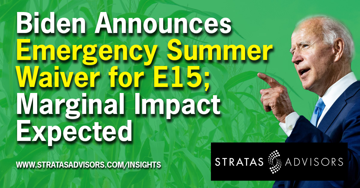 StratasAdvisors's tweet photo. #Biden announced plans to expand #E15 use last month amid political pressure from rising #fuelprices, but this move is expected to have little effect on prices in the grand scheme of the US fuel market. https://t.co/cRFV6EQ08T #Ethanol #Transportation #Gasoline #OilandGas https://t.co/ntuEmbn4l6