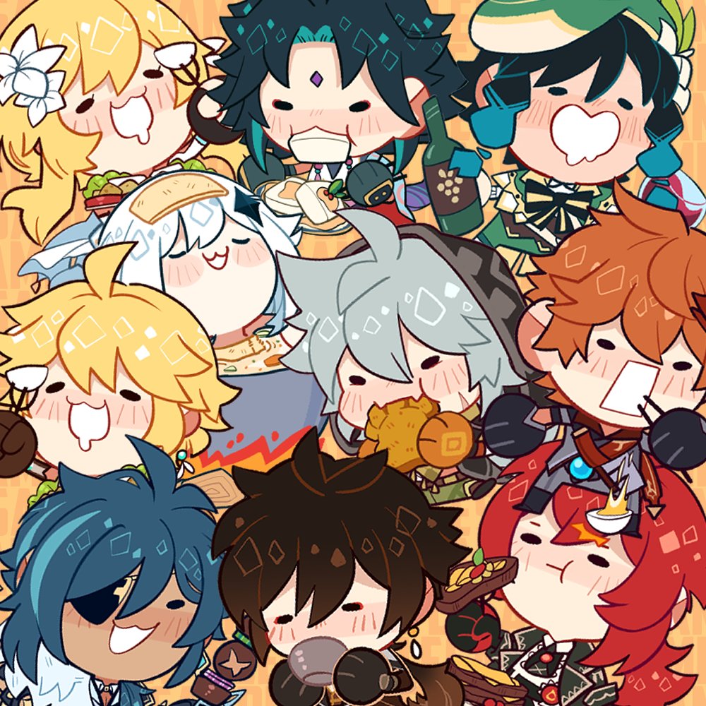 「selling my genshin impact and haikyuu ch」|Chelsea 🍄 c0mms + st0re prepのイラスト