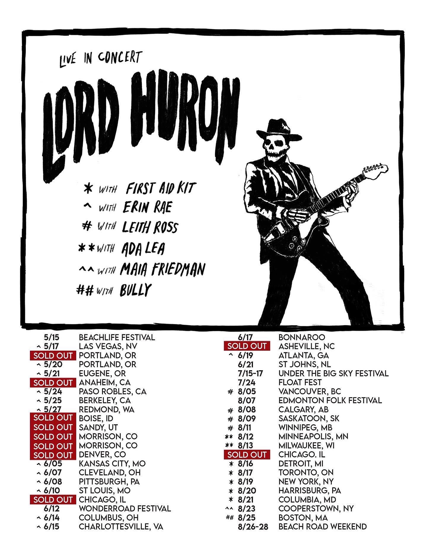 Lord Huron on Twitter "LH is on the road throughout the summer and