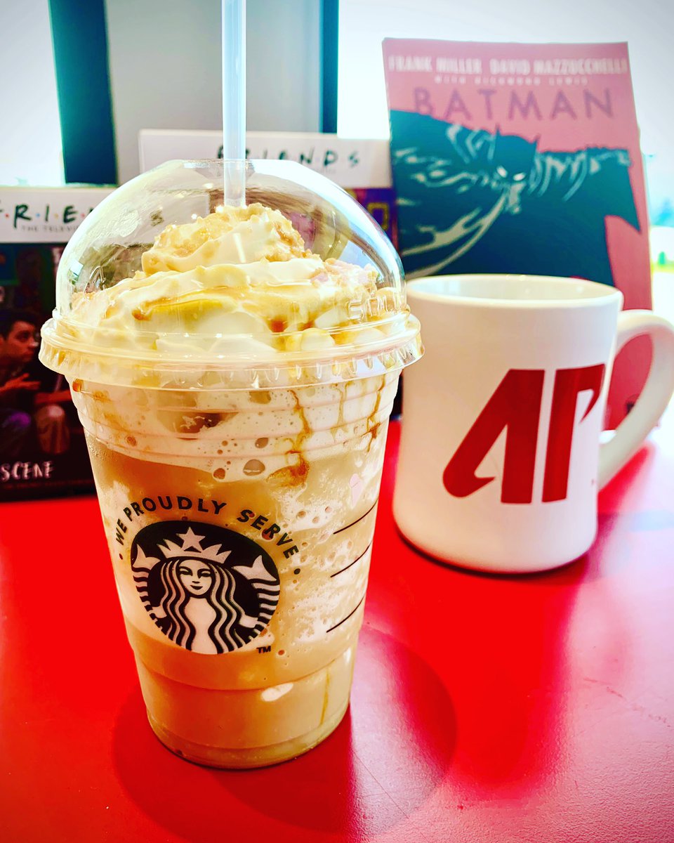 apsubookstore's tweet photo. 🚨New drink alert!🚨
It’s sweet! It’s tasty! It’s oh so caramelly! Made with a dark caramel sauce, come enjoy the new Caramel Ribbon Crunch Frappuccino at our B&amp;N Cafe. And if you prefer hot over cold, make sure to ask for it as latte instead. You won’t be disappointed! https://t.co/JJ0zKA4d1R