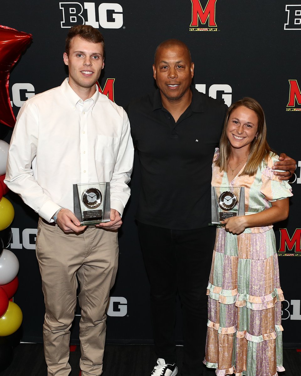 Last night we awarded one of the most prestigious honors in college athletics as Brooke DeBerdine of <a href="/TerpsFH/">Maryland Field Hockey</a> and Logan Wisnauskas of <a href="/TerpsMLax/">Maryland Men's Lacrosse</a> were recognized as Maryland's <a href="/bigten/">Big Ten Conference</a> Medal of Honor recipients. Congratulations, Brooke and Logan
ter.ps/yw4
#OneMaryland