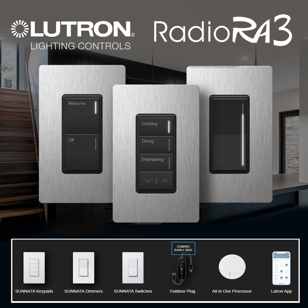 Blue_Star_Dist's tweet photo. Introducing RadioRA 3
Lutron raises the bar once again. 10 years in the making, RadioRA 3 is a new, game-changing system that promises to transform the way your residential clients look at connected lighting control. https://t.co/4TZXaUGEqO