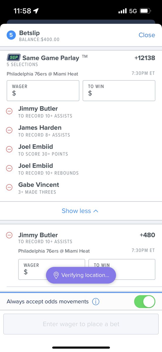PropsParlays's tweet photo. @Paranormal_Bass No Kyle Lowry tonight so look for Jimmy to be a facilitator. Embiid had 16 &amp; 24 points last 2 so it’s only right he has a big game tonight &amp; it’s no way Gabe Vincent goes 0-7 from 3 at home https://t.co/YNKJK0Pc55