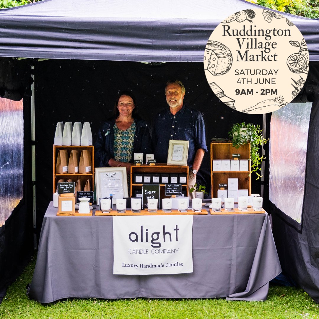 ruddmarket's tweet photo. Give your whole home the scent of summer at our June market 🕯

We've got @AlightCandleCo, Aroment &amp; Soapary back with their gorgeous ranges of reed diffusers, candles &amp; wax melts. Soapary will also have their bath bombs and beautiful body products too.

📆Sat 4 Jun, 9am-2pm https://t.co/sJqGa1fEwF