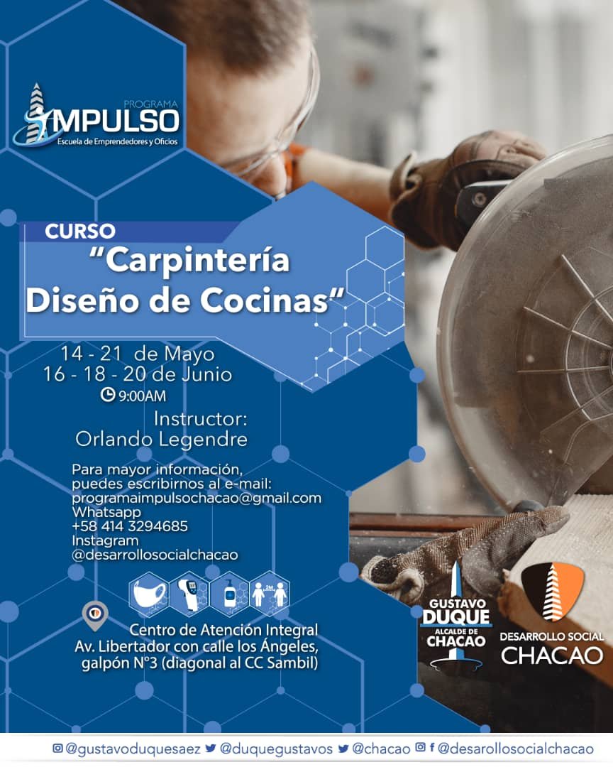DarvinsonRojas's tweet photo. La Dirección de Desarrollo Social de la alcaldía del municipio Chacao del estado Miranda organizó talleres de repostería, carpintería para diseño de cocinas, peluquería y galletería para mayo y junio.

@Chacao @duquegustavoS https://t.co/kCWwOmNoGh