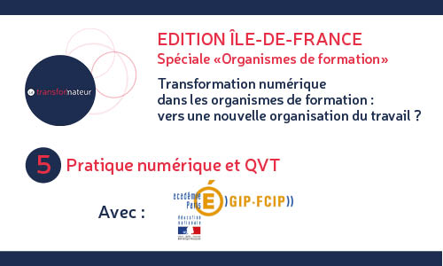 #numérique #QVT #formation
[TRANSFORMATEUR NUMÉRIQUE] Toute la semaine, découvrez les projets des participants au hackathon des 12 et 13 mai de l'Aract IDF, dédié à la transformation numérique des organismes de formation. 
👉 GIP-FCIP : letransformateur.fr/projects/prati…