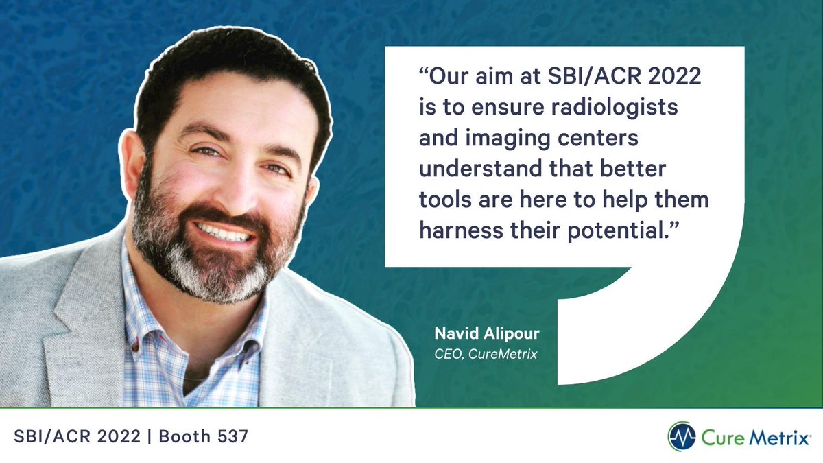 CureMetrix's tweet photo. Big things are happening at #SBIACR2022! Find out how @CureMetrix is empowering radiologists with #AI-based mammograms, supporting earlier disease detection for women's health.

Read more: https://t.co/D3WANUeiPV

Booth 537 #AIMammogram @BreastImaging @NavidAlipour https://t.co/j4f6ONhare
