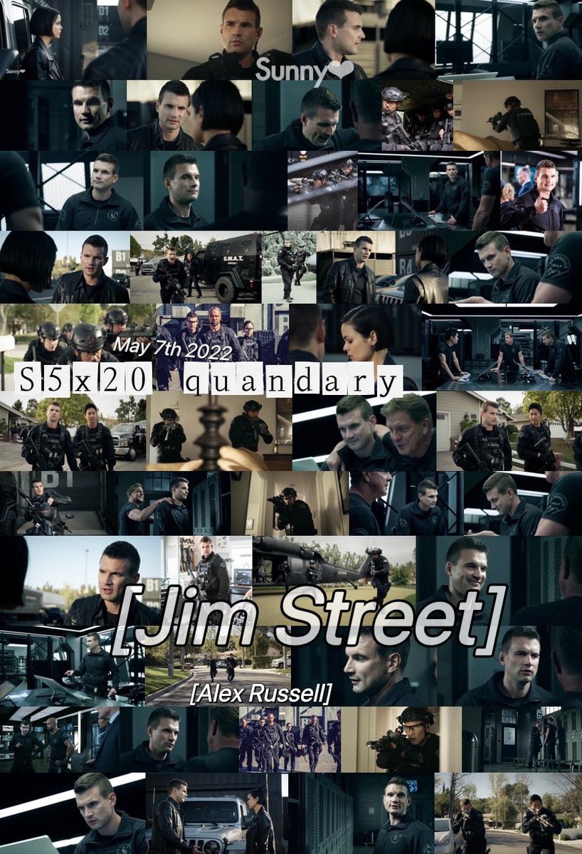 sunny_swat_jp's tweet photo. Jim Street in s5x20.
Good guy, did his job so well. Say louldly to your girl. She need your power.
#swat #swatjp #swatcbs #sptv @Alex__Russell #alexrussell #アレックスラッセル https://t.co/Ogd7DmOImf
