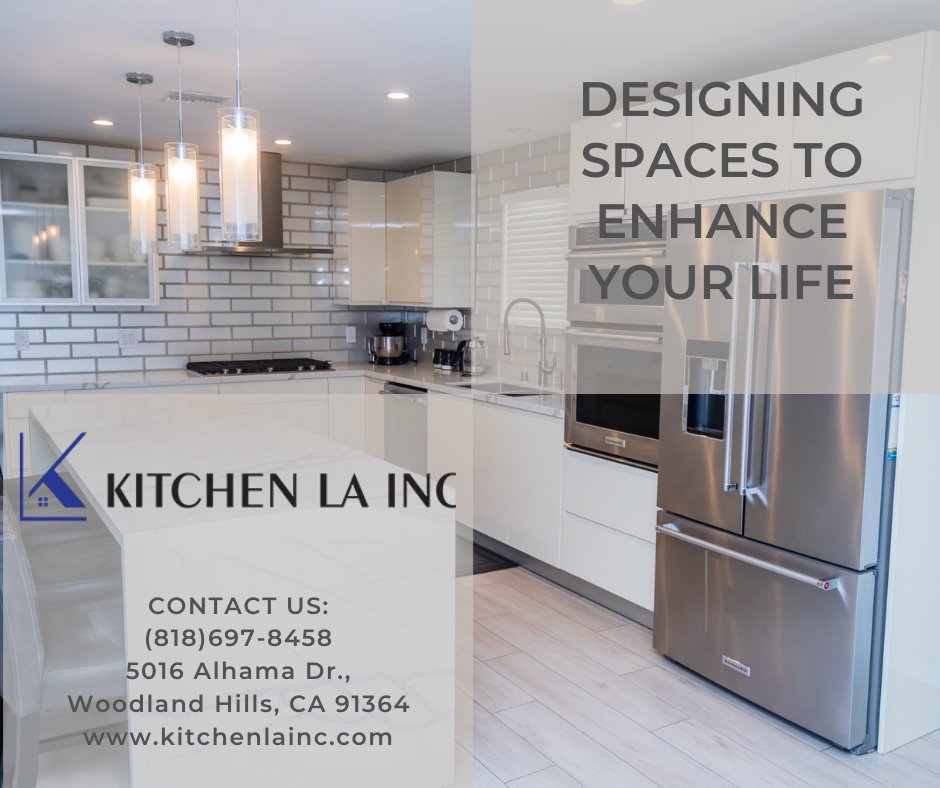 KitchenLAInc's tweet photo. Kitchen LA Inc. can design your space to bring you happiness, facilitate your ease of use, and improve your quality of life.☎Call us to get started today!
 #kitchenremodel #kitchenrenovation #kitchensofinstagram #kitchendesignideas #kitchendesigns https://t.co/gxDNTQreov