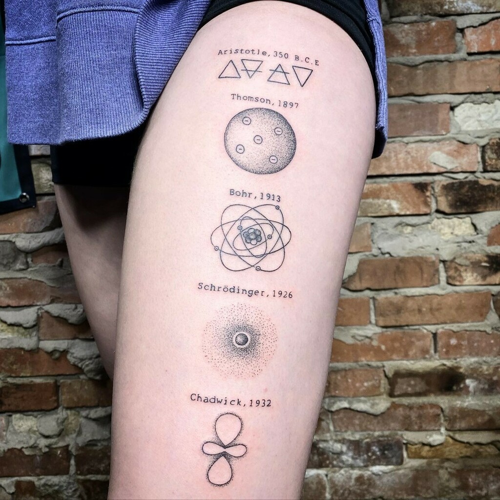 Minimalist Universe Tattoo