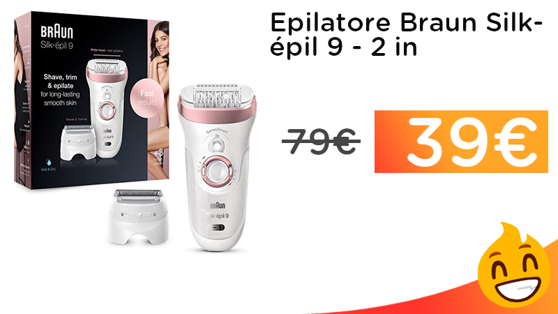 PepperOfferte's tweet photo. #OFFERTE Epilatore Braun Silk-épil 9 - 2 in1 39€ ➡️ https://t.co/puDTwdSO9I https://t.co/oaxBa7rheC