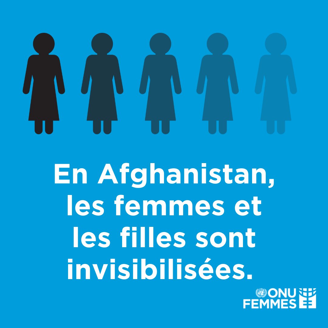 Nous sommes gravement préoccupés par l'évolution de la situation en #Afghanistan.
Avec <a href="/unwomenchief/">Sima Bahous</a> nous appelons les autorités à rétablir IMMÉDIATEMENT la liberté de mouvement des femmes et des filles, leur droit au travail et leur accès à l'éducation :
unwo.men/VK8150J42XR