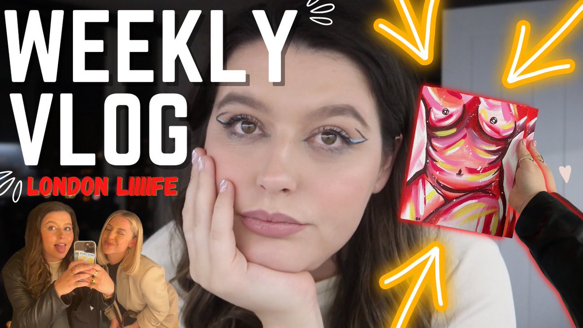 WEEKLY VLOG *food, events + a gal painted me n00d* youtu.be/v8HJLXJptVs