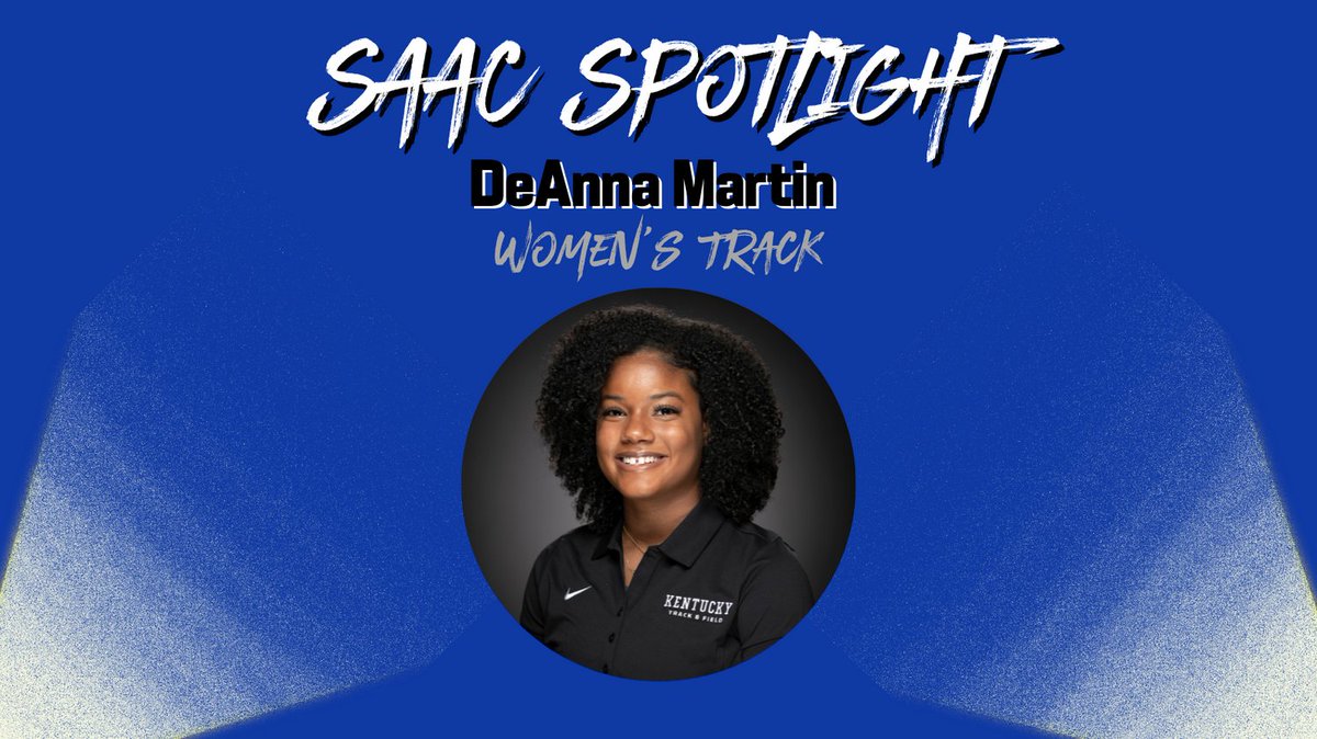 TheKentuckyRoad's tweet photo. DeAnna Martin is our SAAC Spotlight of the day. Thank you for all that you do, DeAnna!
@KentuckyTrack
#TheKentuckyRoad #CATSLead https://t.co/aXeVSSolZm
