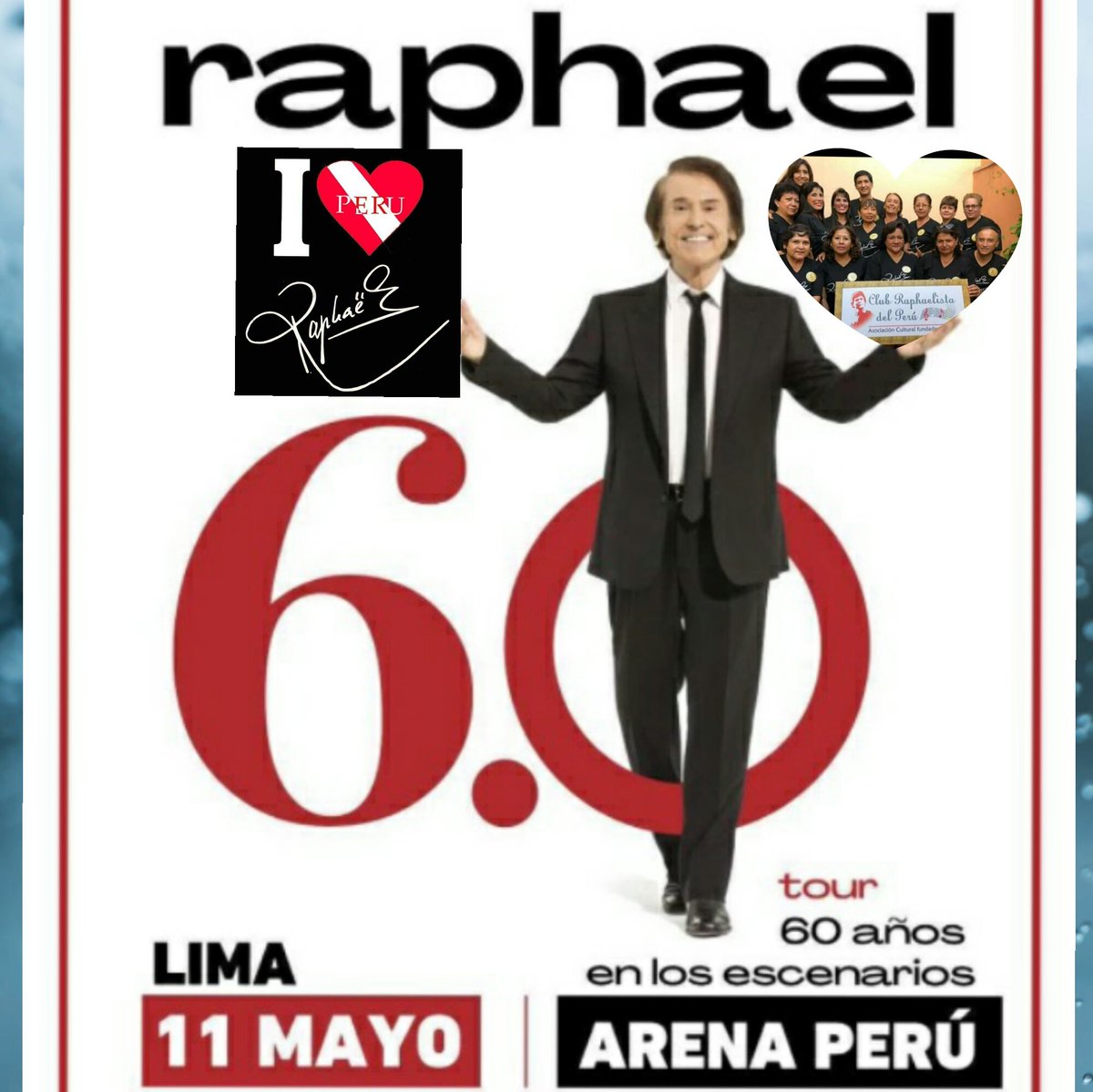 PeruRaphaelista's tweet photo. Raphaelistas y amantes del buen espectáculo.
No olvidar mañana el Perú tendrá su gran noche ❤6.0 https://t.co/yBzxBTa6Qx
