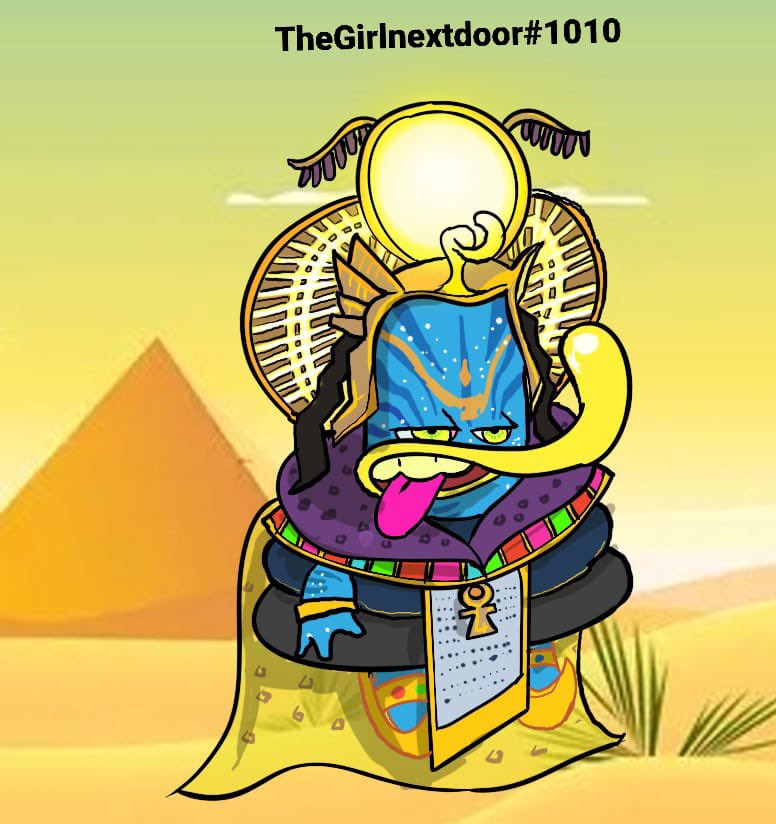 Queenenigma7's tweet photo. Having a hard time choosing between these two Egyptian ballers. I love the art and I’m passionate about what @BubblegooseXYZ  is building. It’s a pleasure to be part of this. Let’s blow this up until @iamcarljones and @BubblegooseXYZ  sees it🥰 BALLOUT❤️ https://t.co/i70ZZPx897