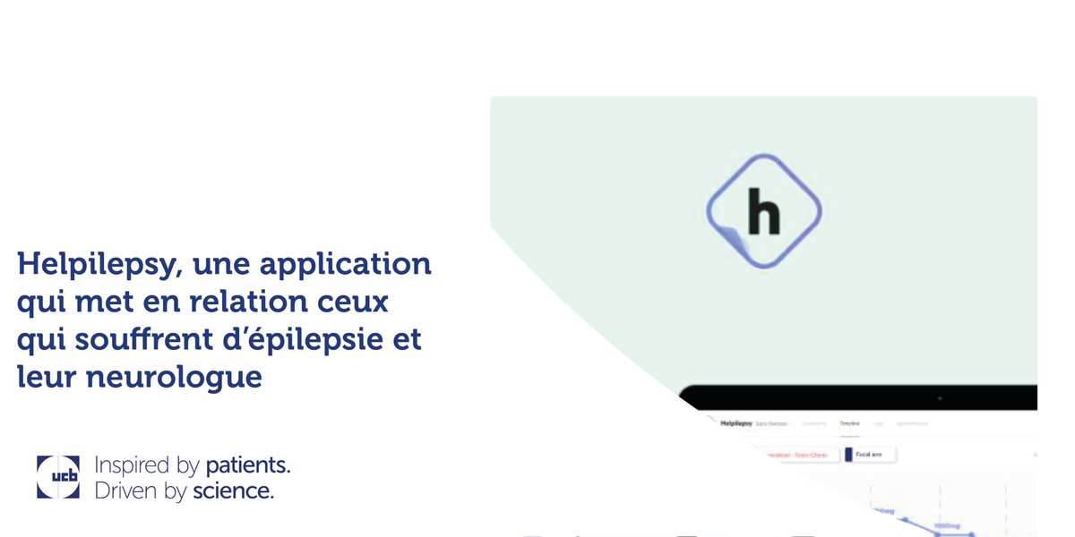 UCB_France's tweet photo. Pour la journée des #startups innovantes, nous vous présentons : #Helpilepsy, une 📱 application qui met en relation ceux qui vivent avec l’#épilepsie et leur #neurologue. Grâce à Helpilepsy, vous êtes suivi et vous comprenez votre #épilepsie.
👉https://t.co/e0xnhl3zbN https://t.co/92SVL0lvYv