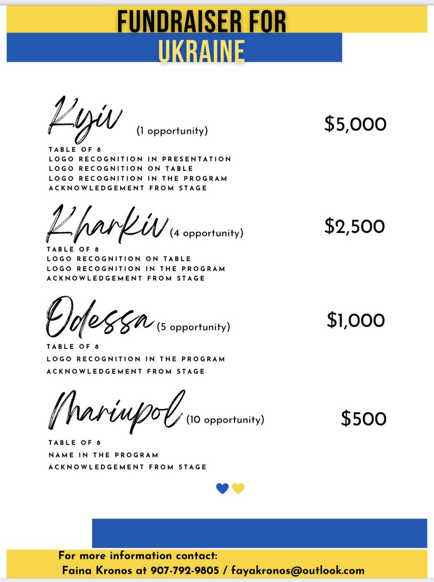 Les_Gara_InAk's tweet photo. #JoinHer🇺🇦 Last month I met a strong young woman who calls her parents every day in Ukraine. She’s helped organize a May 19 dinner & auction in Anchorage. Funds go to Doctors Without Borders. Please donate, buy a $100 dinner ticket or sponsor a table. https://t.co/QJlKnk7FTM. https://t.co/N9kRmZtUCj