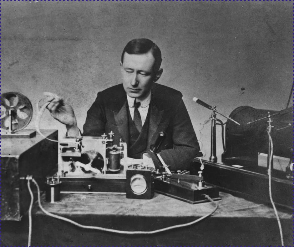 In 1894, Guglielmo Marconi built the first commercially successful wireless telegraphy system based on radio waves. #radio #wireless #history #technology