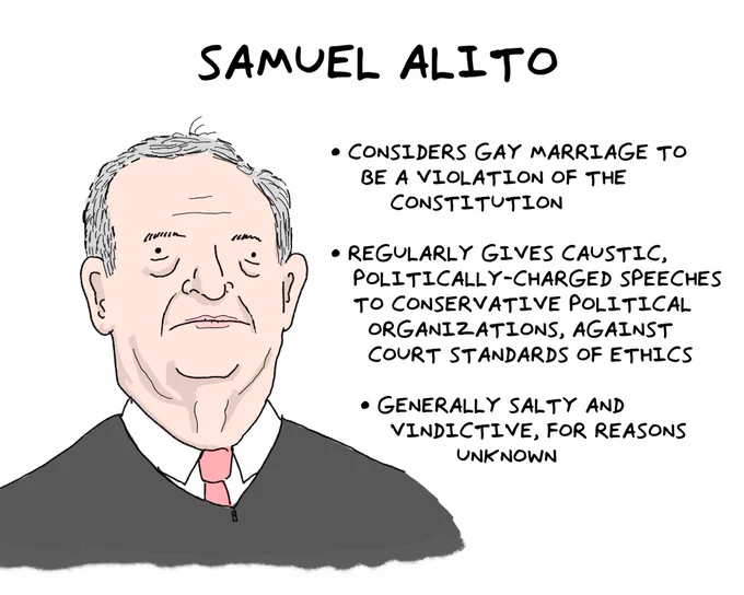 alito, an openly political and generally salty guy 