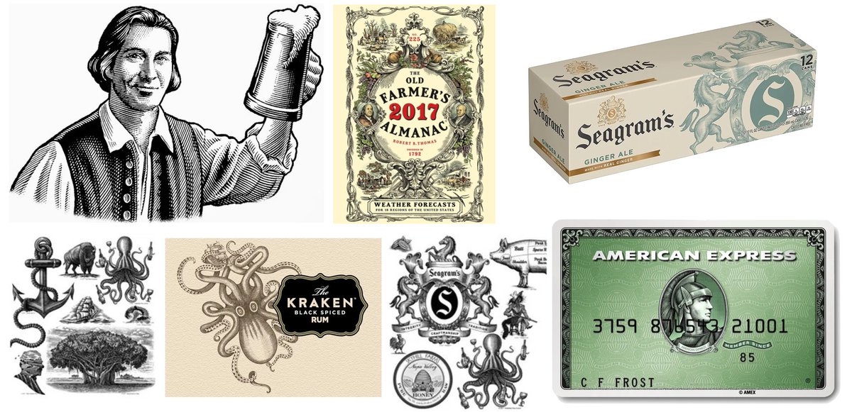 REVERBrewards's tweet photo. Our next Pin Club collection will be illustrated by world renowned artist Steven Noble who hand crafted the art for:
- AMEX
- Seagram's
- Sam Adams
- Kraken Rum
- Farmer's Almanac
- and so much more!

We can't wait to show you what he's created for Pin Club 🎨🔥 https://t.co/5abeZ9jJ4g