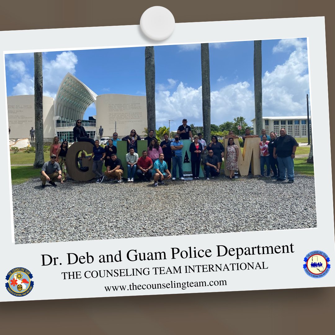CounselingTeam's tweet photo. Dr. Deb and Guam Police Department https://t.co/NhyEHPiT2G