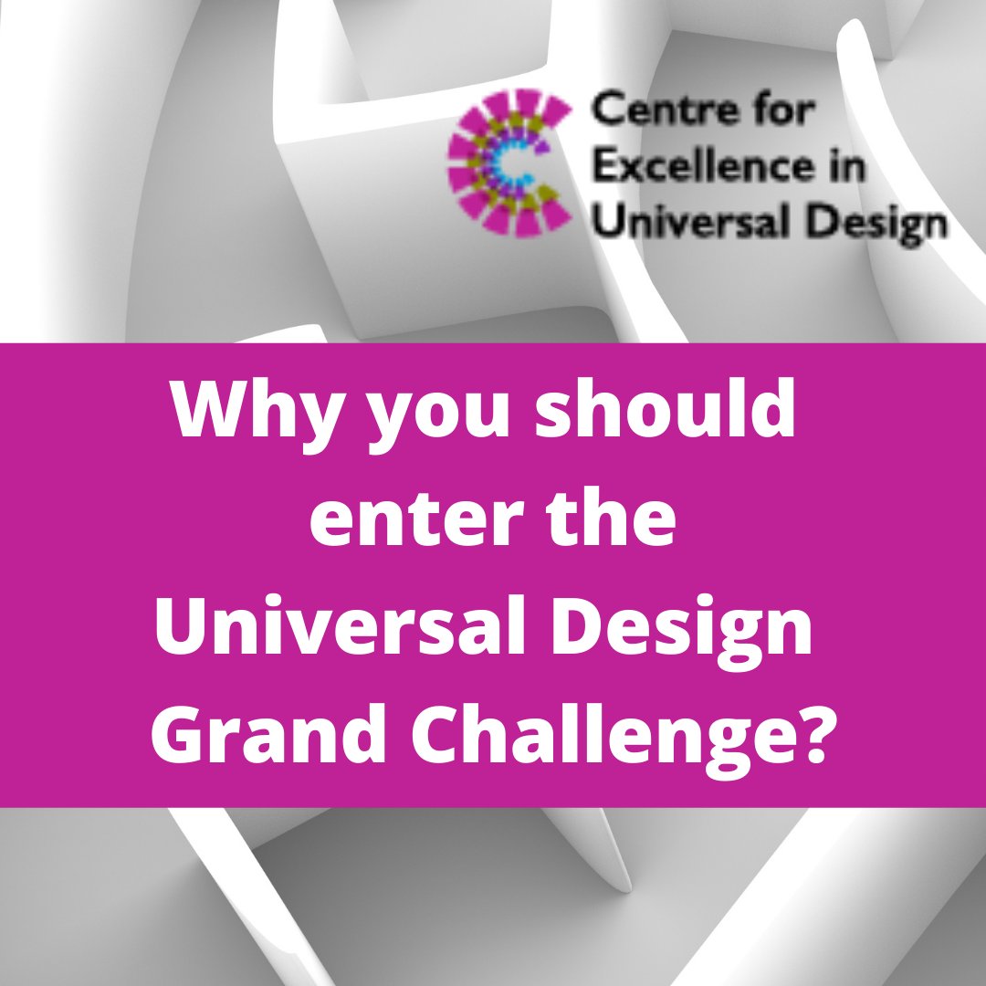 Students, do you have a project or a design example that incorporates Universal Design? 

If you do 15 minutes of your time could help you win some cash and get your work noticed by top industry professionals. 

universaldesign.awardsplatform.com

#universaldesign