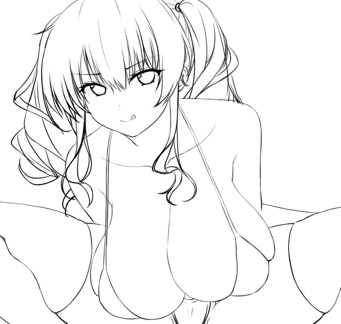 なんか苦戦してて下書きすら終わらない。 