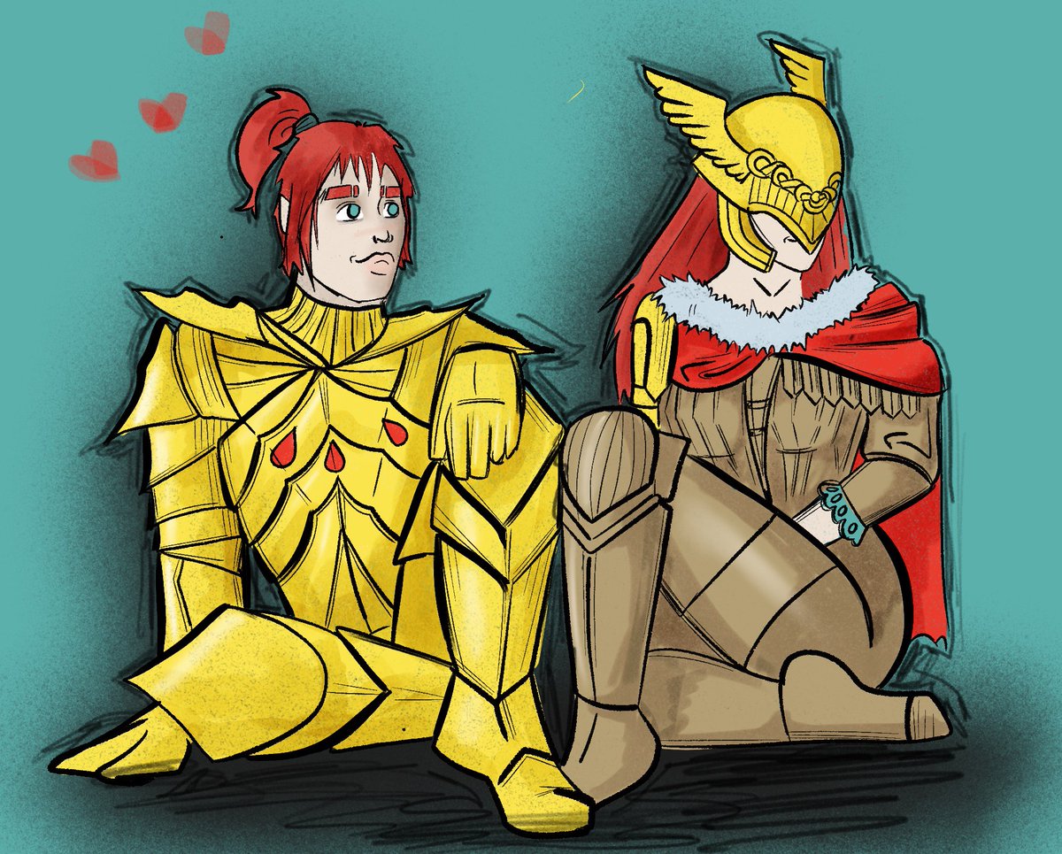 _relaxed_tiger_'s tweet photo. Ornstein and Malenia ❤️

#ELDENRING #EldenRingFanart https://t.co/Cbh0wAEZYW