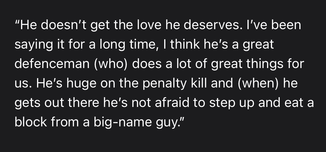 Jonas Siegel on Twitter "Mitch Marner on Justin Holl https//t.co