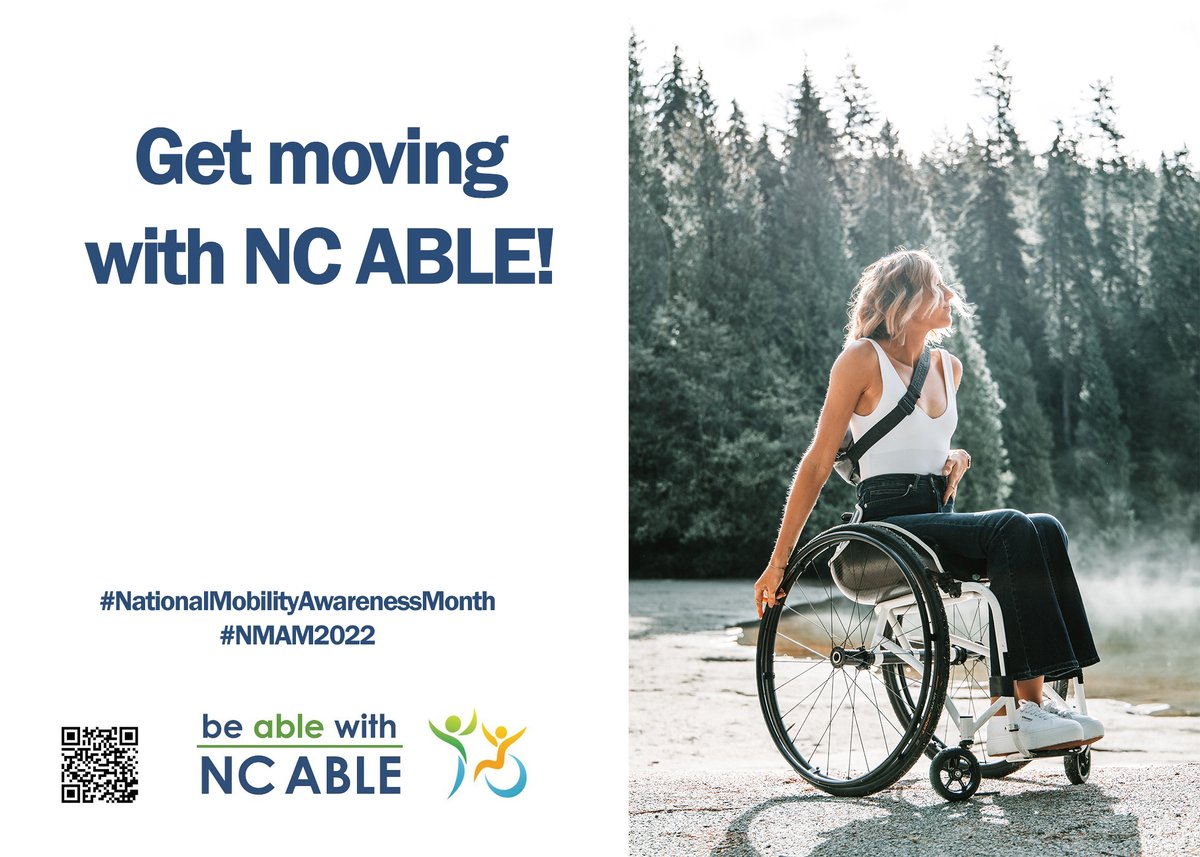 NCABLEProgram's tweet photo. #NCABLE celebrates #NationalMobilityAwarenessMonth which encourages people with disabilities to enjoy active, mobile lifestyles. To learn more, visit: https://t.co/jzeAv95KDR.
#beablewithNCABLE
https://t.co/KBWNG2UZjq
#NMAM2022 https://t.co/muLfs7z7r3