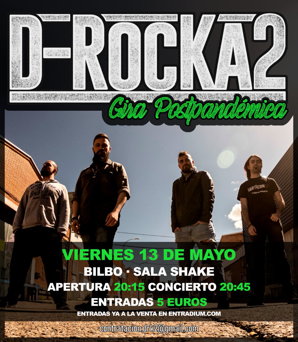 DRK2oficial's tweet photo. Wepaaaa! Por fin vuelve la música en directo y os queríamos invitar a pasar una noche cojonuda a nuestro lado. 
Este viernes 13 estamos en la sala Shake en Bilbo tocando en directo. 

NO TE LO PIERDAS!
No olvides sacar aquí tu entrada:
https://t.co/2fz1Hnv1vD https://t.co/NqUX0lkJ6U