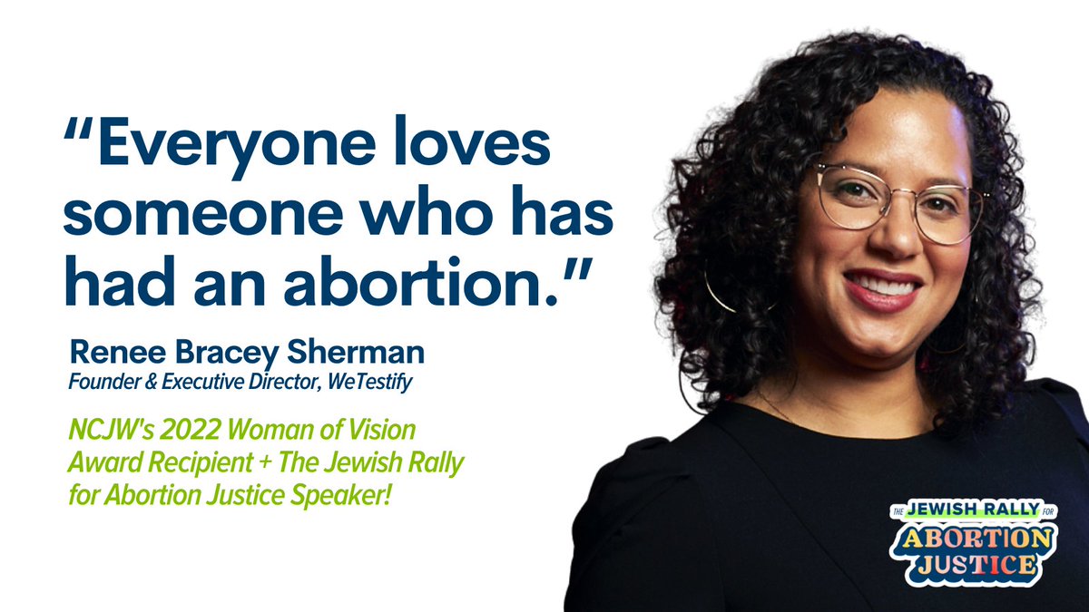 NCJW's tweet photo. In the words made famous by our friend @RBraceySherman: Everyone loves someone who has had an abortion. NCJW is fighting for everyone’s right to access abortion care, whenever they need it, for whatever reason. Are you ready to join us? https://t.co/0RRMOdUdKj 

#73Forward https://t.co/XnodxpGow0