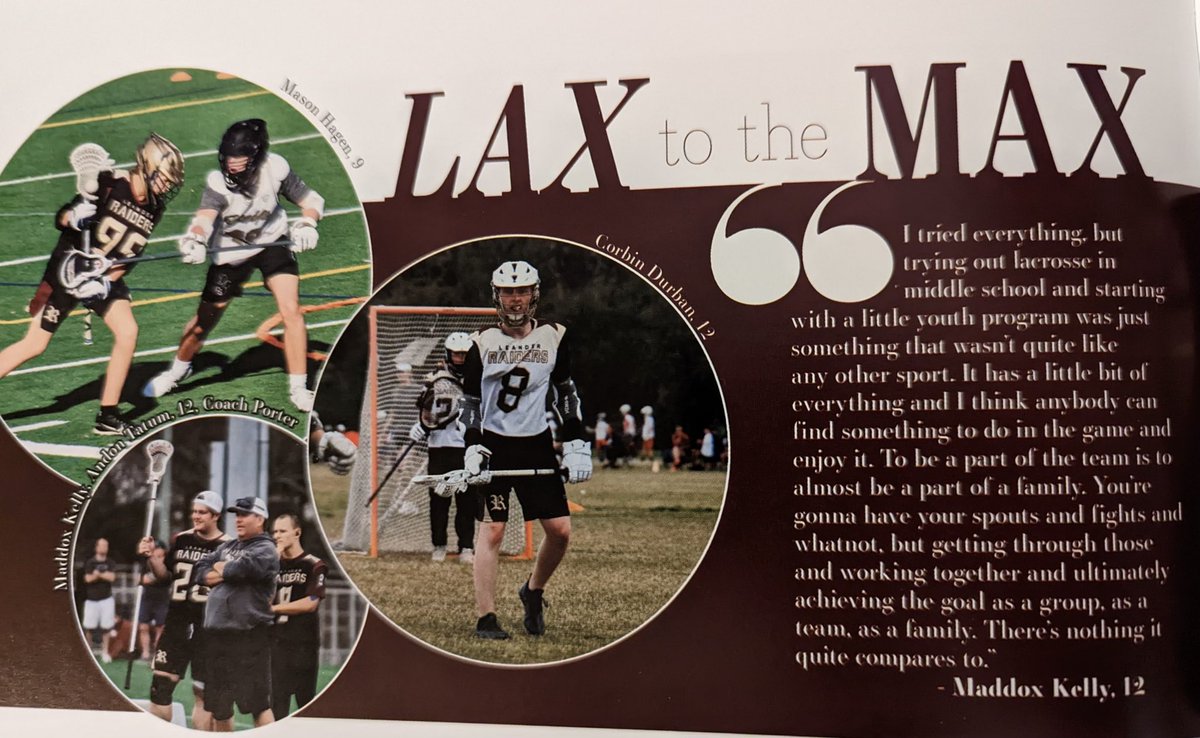 LeanderRaiders's tweet photo. Leander Raiders made the Rouse’s yearbook. We want to thank Rouse for the acknowledgment of some of our players and they will be sorely missed. https://t.co/dzIFjRxQRc