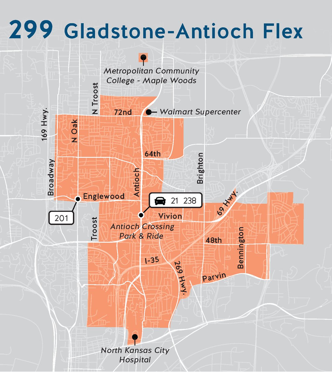 RideKCTransit's tweet photo. 299 Gladstone-Antioch Flex now has MORE SERVICE. This @RideKCTransit Flex route recently added Saturday and Sunday service, and runs 6 AM to 6 PM every day.
Learn more and book your next ride in the Flex App. #ZeroFareKC
https://t.co/N2bjIG8Ebp @NKCHospital @MCCKansasCity https://t.co/fvA0Q9UhyM