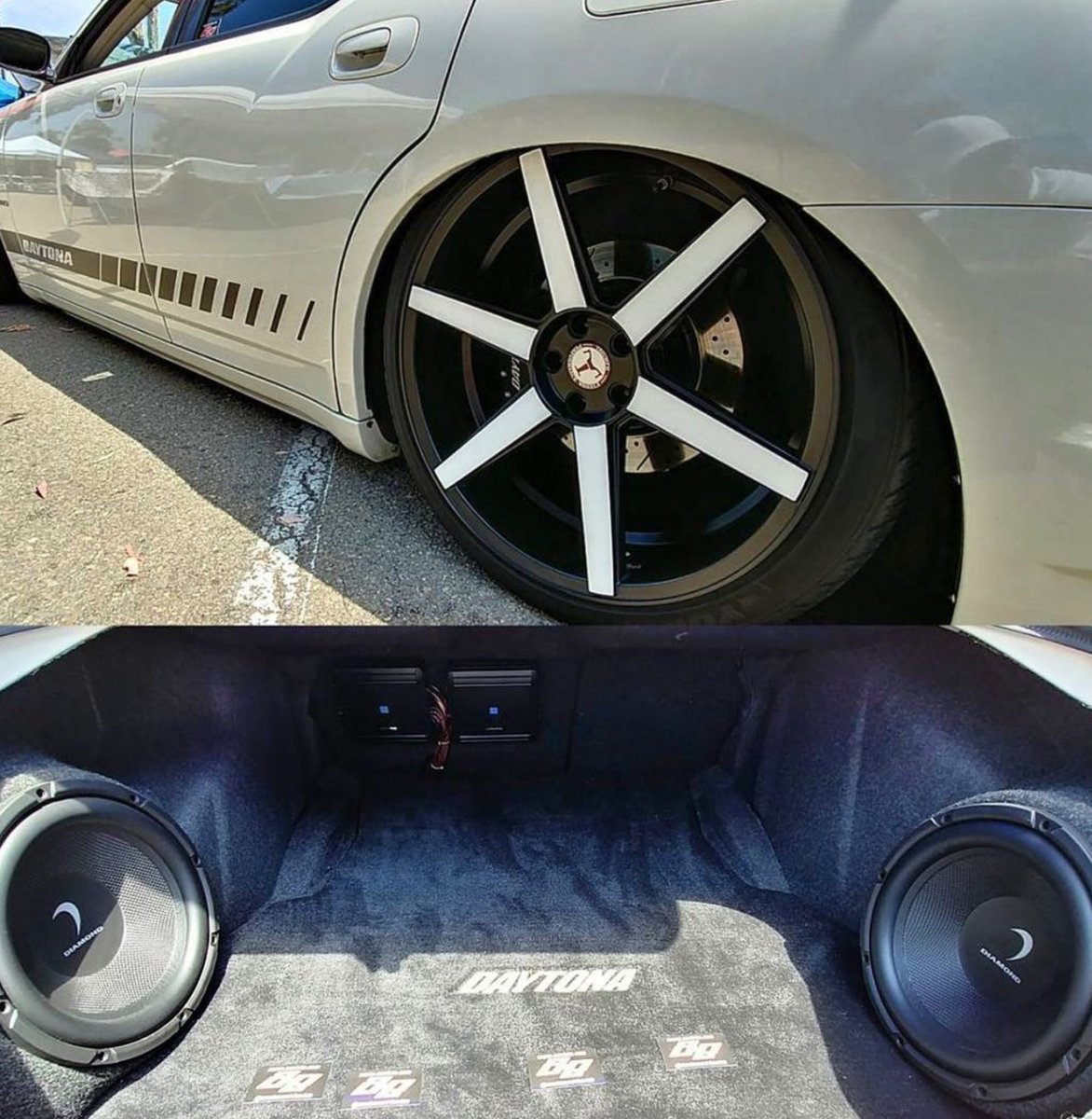 aleds's tweet photo. Charger custom trunk by @aeautosound equipped with Diamond Audio Subwoofers!

#Cars #new #Lookism https://t.co/RnM8QvPE0k