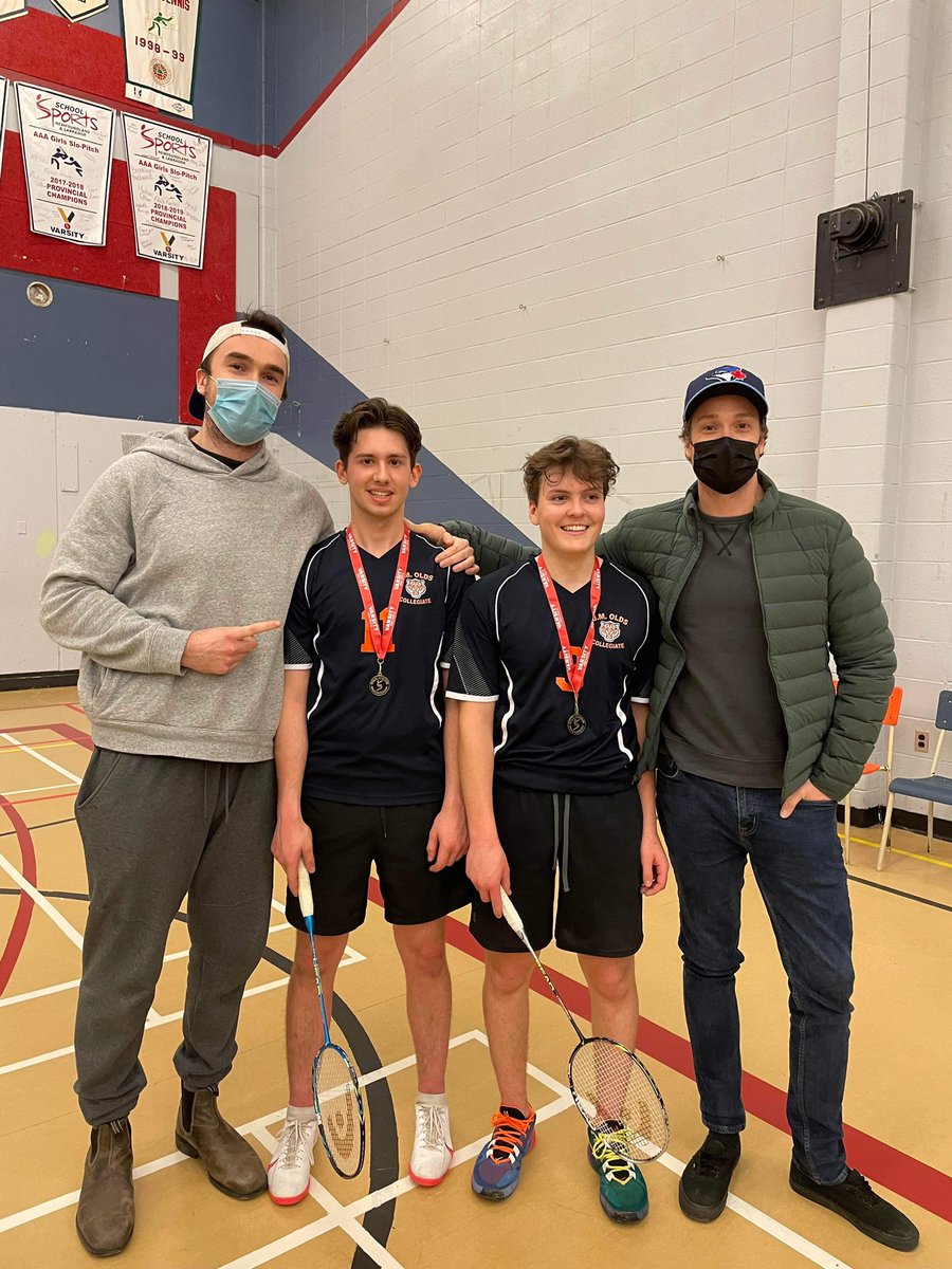 These lads are off to provincials for the individual boys doubles competition in a few days! #GoTigersGo <a href="/schoolsportsnl/">School Sports NL</a>