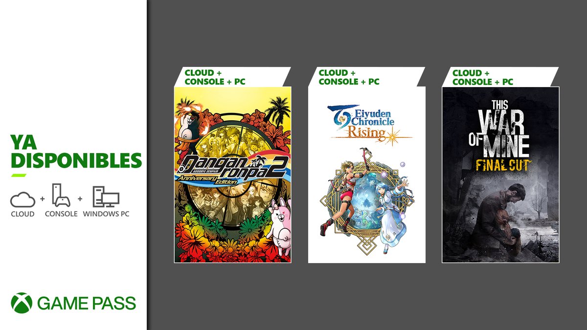 Xbox_Spain's tweet photo. Toma, aquí tienes más juegos, tómatelo como un regalo. https://t.co/hNSgjThx5X