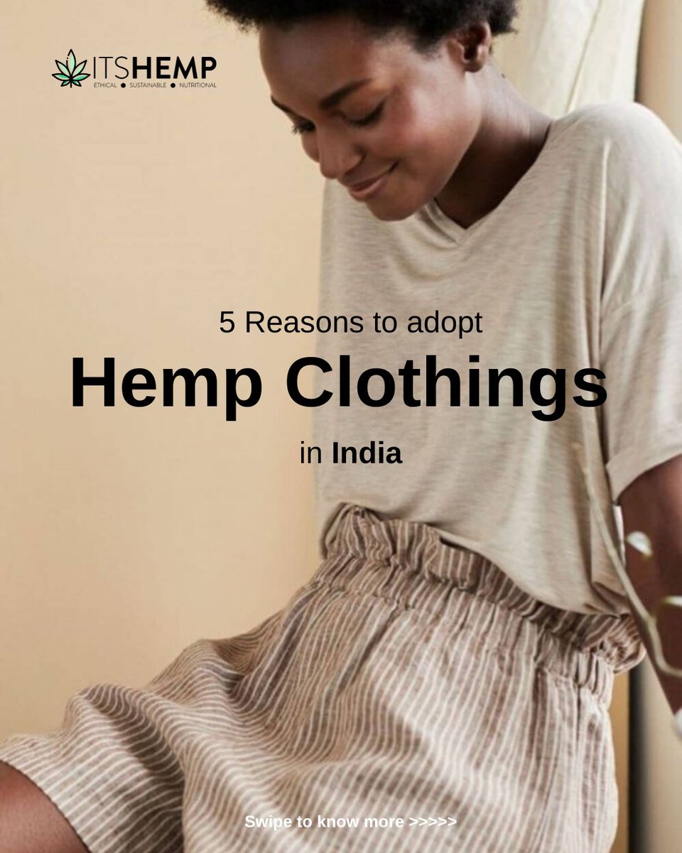 itshempco's tweet photo. Recently, there has been an increasing craze for hemp clothing in India. Fashion enthusiasts, as well as those who actively fight for the planet’s health, are discovering, learning, and adopting hemp clothing in India. https://t.co/Jhh3Q0axKF