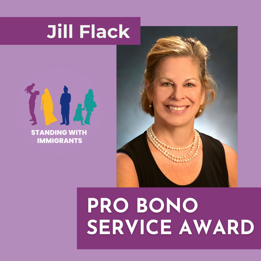 Ayuda_DMV's tweet photo. 📢  Join us in congratulating our 2022 #StandingWithImmigrants Pro Bono #award winners. 📢 @Orrick for the #Impact #Award &amp; Jill Flack for the #Service #Award. #SWI2022 #StandingwithImmigrants  #dccharity #dccharityevents #NoImmigrantIsIllegal  #love #immigration https://t.co/yTECvluZrk