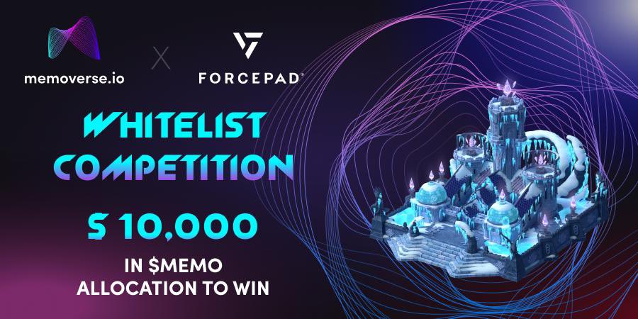 🏰 Memoverse #whitelist Competion! 🏰

💵 Pool: $10,000 in $MEMO allocation (Public Round)

📅 Time: May 10th 16:00 UTC - May 20th 16:00  UTC

ℹ️ For more info: forcepad.medium.com/memoverse-10-0…

➡️ Complete gleam: gleam.io/RcqVq/memovers…