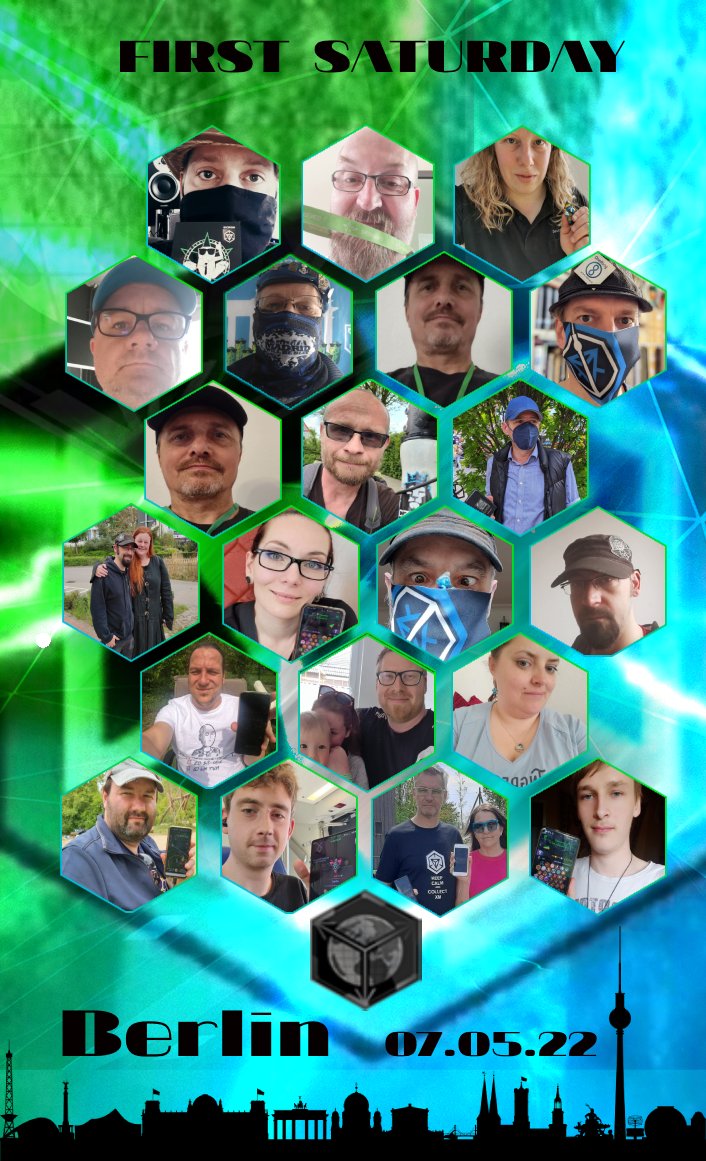 BerlinIngress's tweet photo. This May the seventh, a group of thirty five ingress players went online in Berlin and recharged their portals. Another First Saturday finished! #IngressFS #IngressFSatHome https://t.co/u6lFmXIM1x