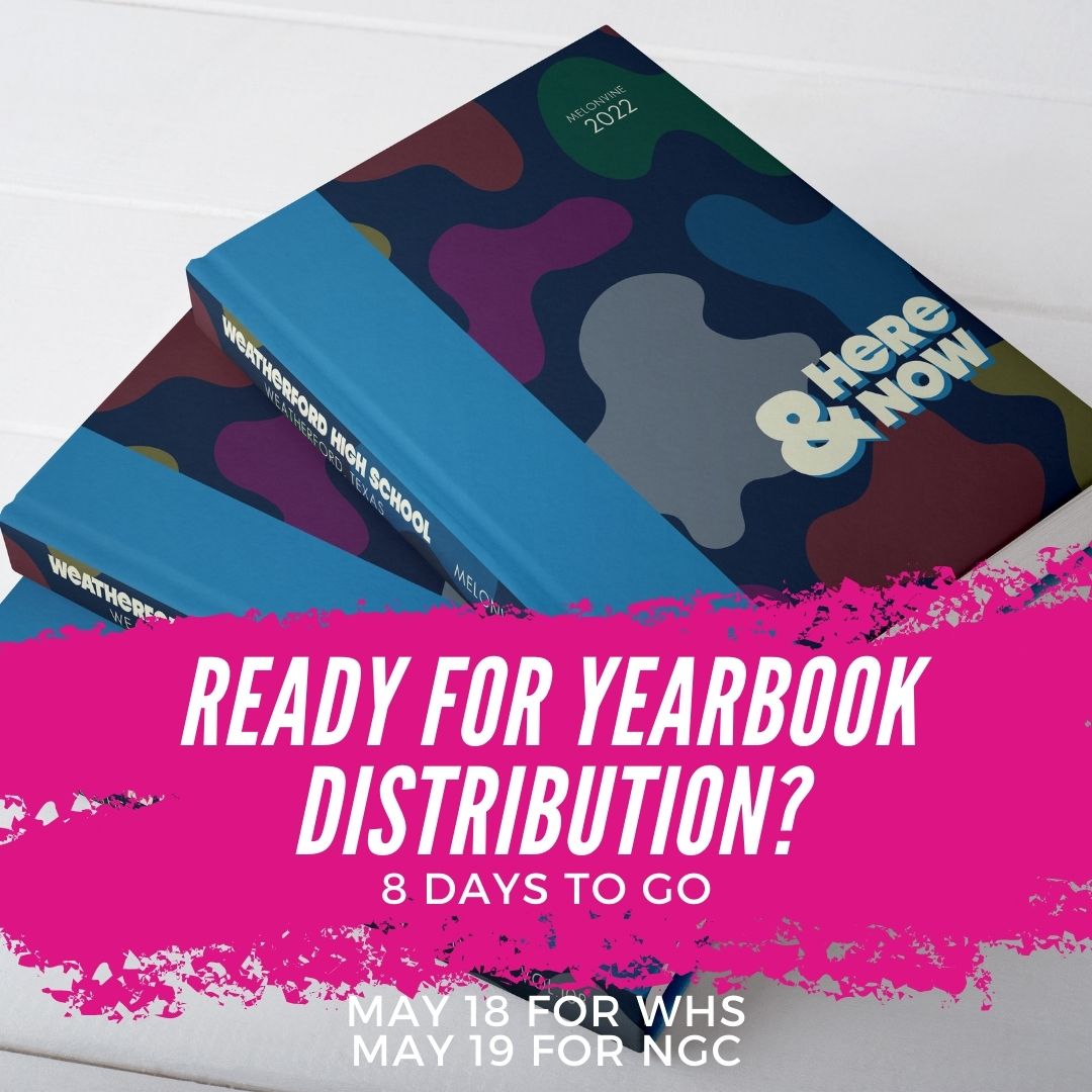 WHSMelonvine's tweet photo. Senior Distribution. May 18. 1st period. Gym C

WHS Distribution. May 18. Lunches. Front Foyer by Kangaroo 

NGC Distribution. May 19. 7th period. Library

There is still time to reserve your copy. Go to https://t.co/q8NQCtdoHq 

$95. $100 on the day of distribution. https://t.co/vhR6zdjAR8