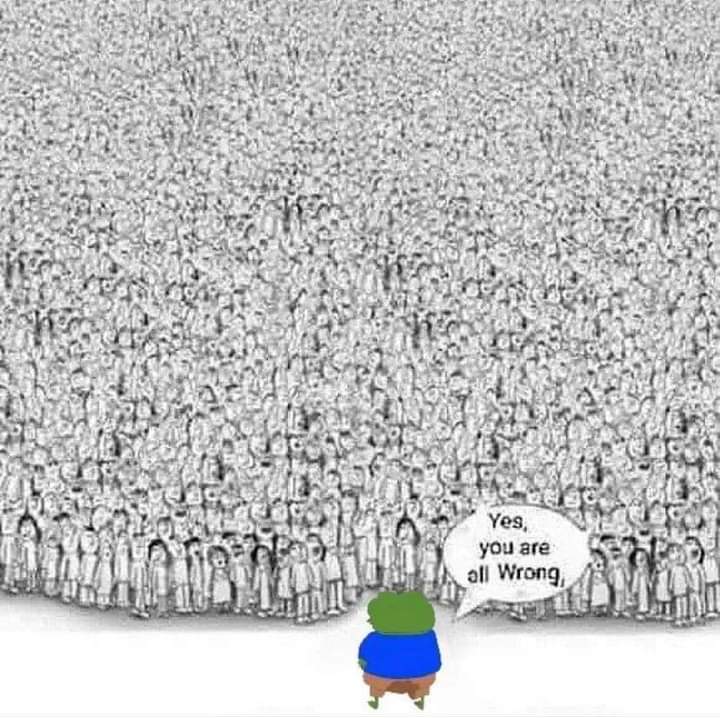 When I learned to be the frog, that's when I learned to be free. 

Be the frog.