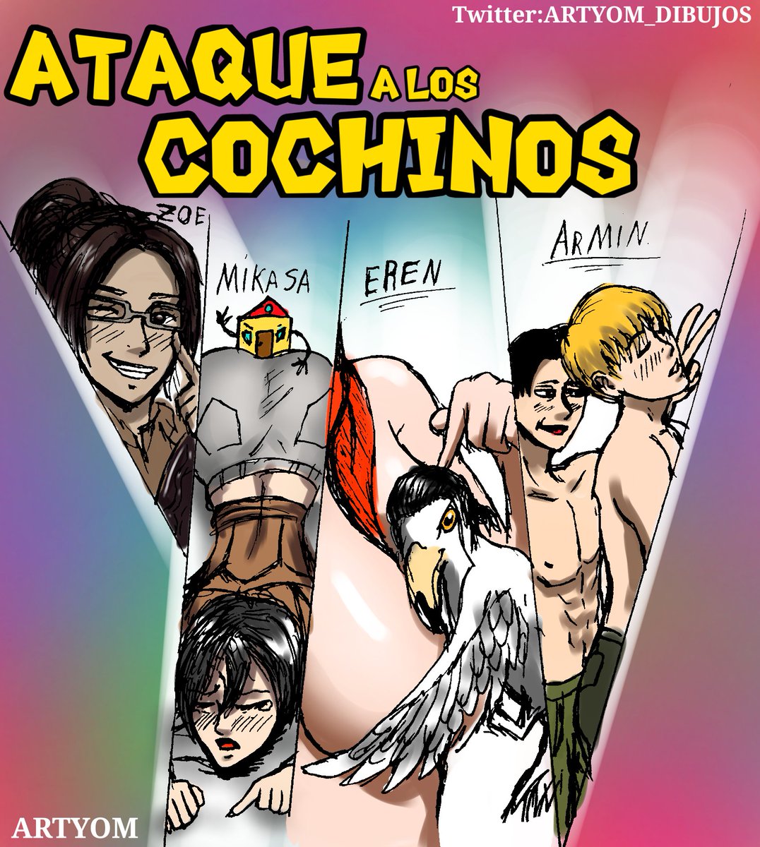 ARTYOM_DIBUJOS's tweet photo. Próximamente se viene un comic de parodia nopor!! Espero que les guste 🧐🍷
#shingekinokyojin #annieleonhart #aruani #attackontitan #snk  #ShingekiNoKyojinTheFinalSeason  #rule34 #anime #fanart #art #fanartanime #meme #MikasaAckerman #mikasa #ErenYeager #arminarlert https://t.co/2IcsQMSmr7